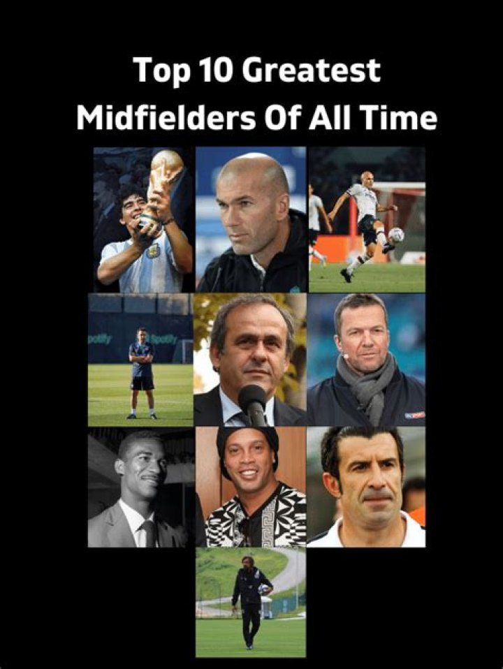 10 greatest midfielders of all time