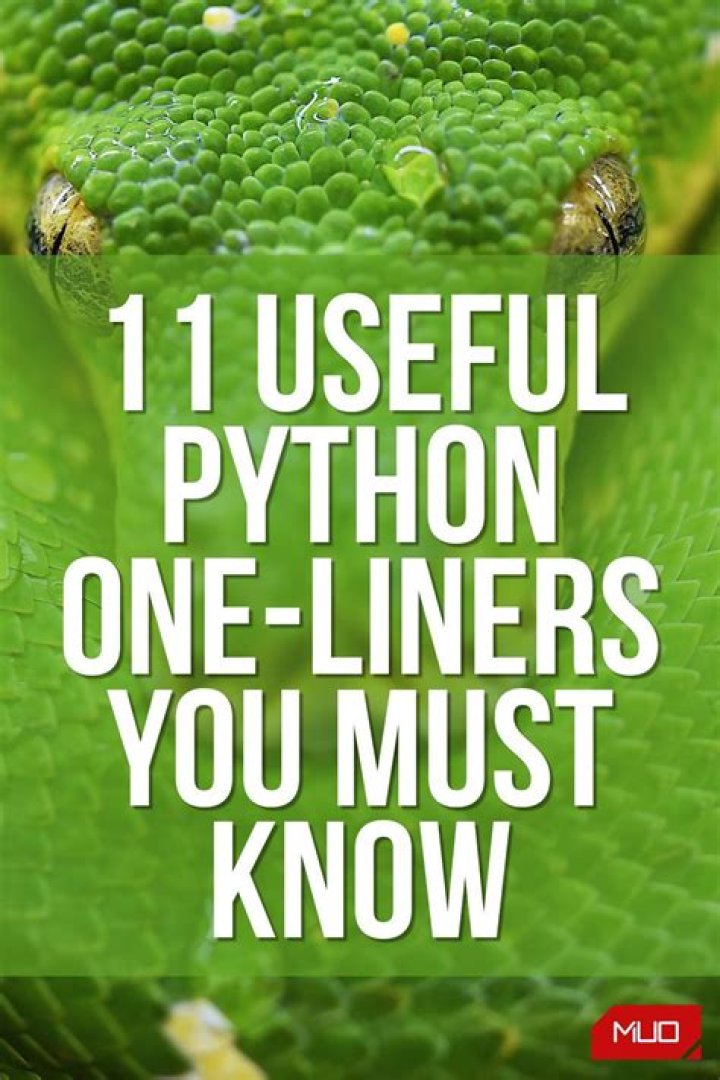 11 Useful Python One-Liners You Must Know