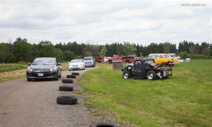 2021 Mega Wheels Drive-Thru event held in Ontario, Canada - Xinhua