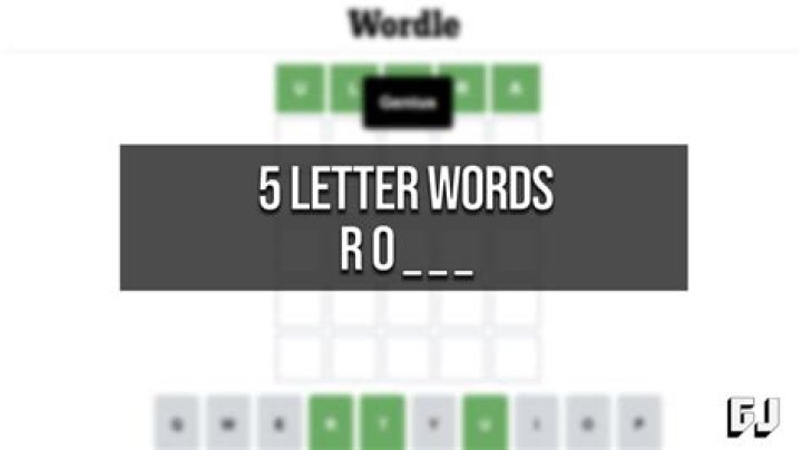 5 Letter Words Starting with RO – Wordle Game Help