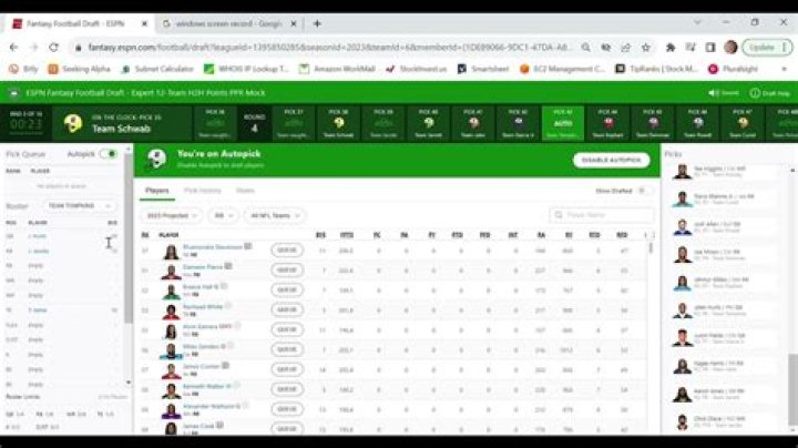 A beginner's guide to set auto-draft on ESPN fantasy football 2023