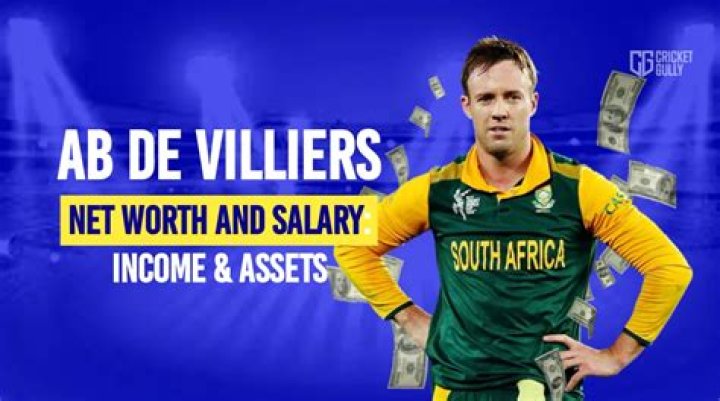 AB de Villiers Net worth, Salary & Endorsements