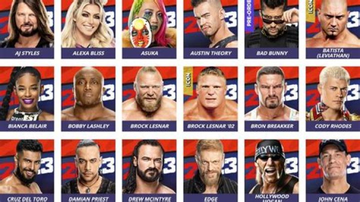 All Superstars/Legends Available to Purchase