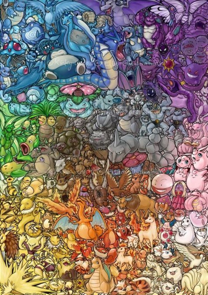 All the Original 150 Pokemon