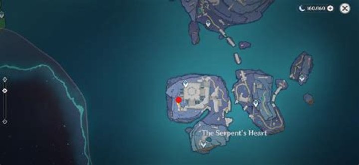 All three fishing locations in Enkanomiya