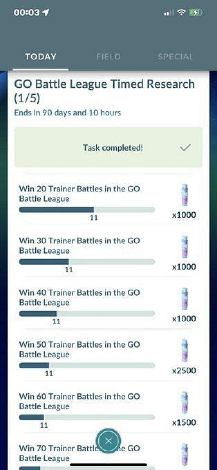 All Timed Research Tasks Detailed
