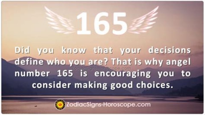 Angel Number 165 Meaning And Significance