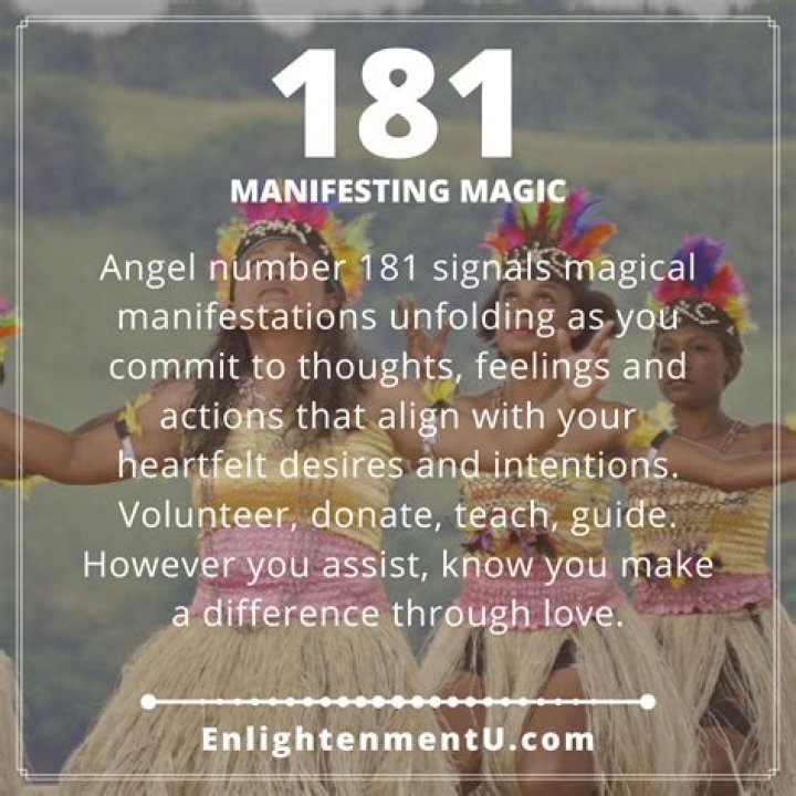 Angel Number 181 Meaning And Significance