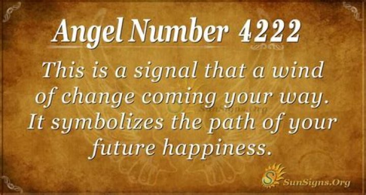 Angel Number 4222 Meaning And Significance