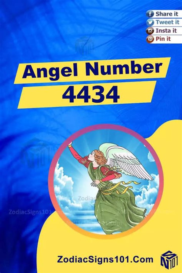 Angel Number 4434 Meaning And Significance