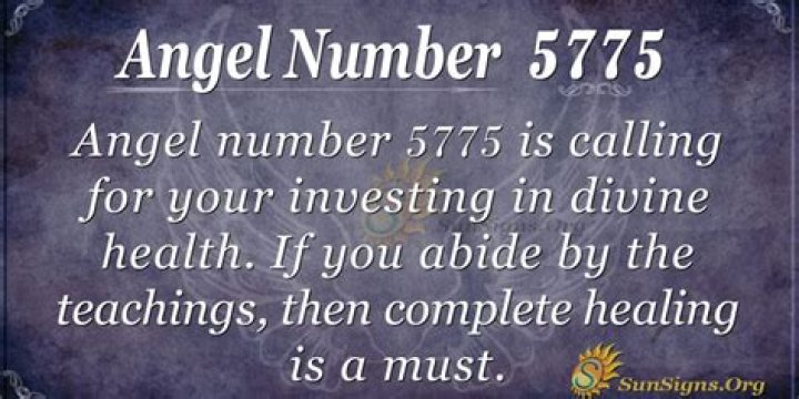 Angel Number 5775 Meaning And Significance