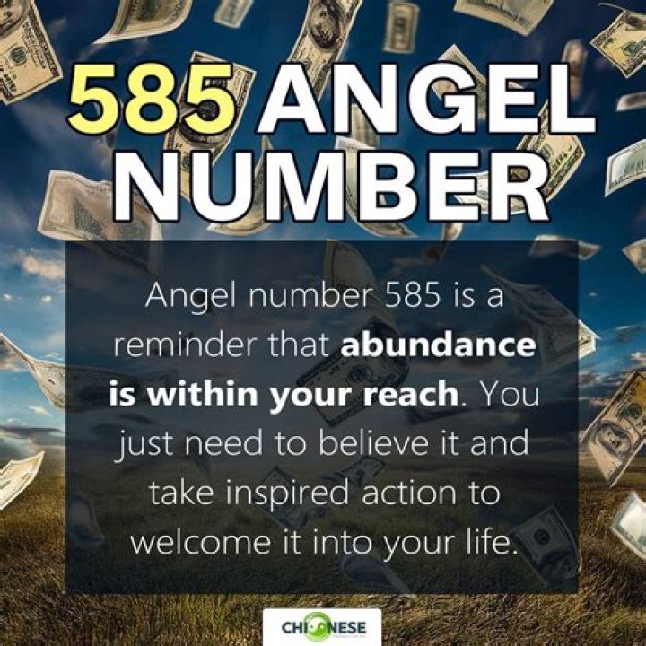 Angel Number 585 Meaning And Significance