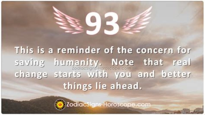 Angel Number 93 Meaning And Significance