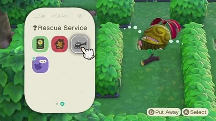 Animal Crossing New Horizons: How to Call Rescue Service When Stuck