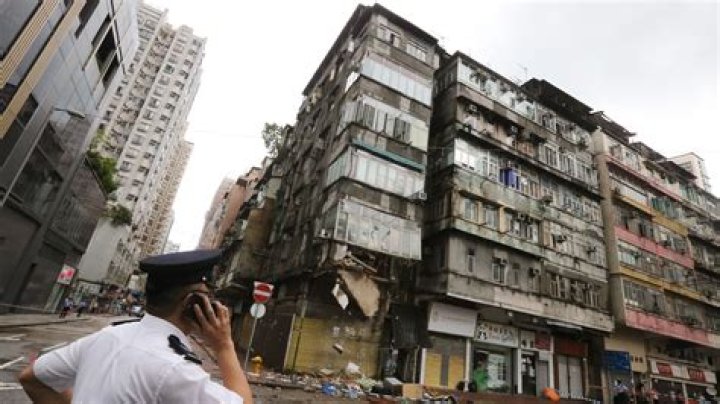 Another balcony to be demolished after collapse at old Hong Kong tenement block