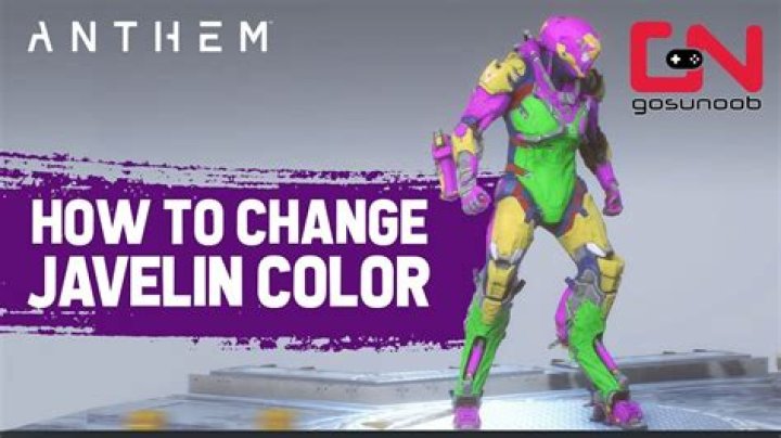 Anthem: How to Change Javelin