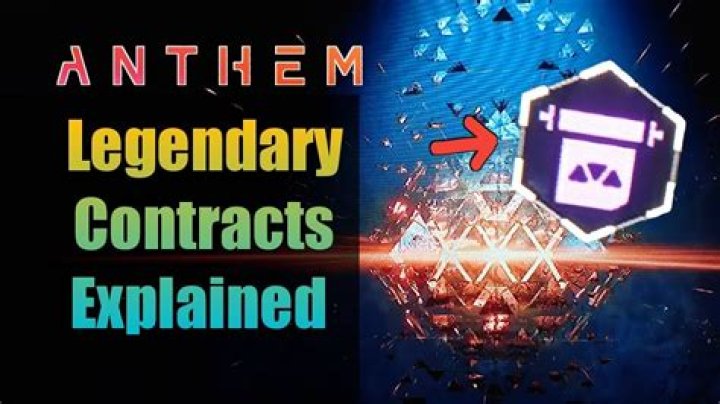 Anthem: How to Get Legendary Contracts