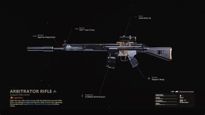 Arbitrator Rifle Warzone Blueprint