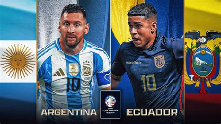 Argentina vs. Ecuador match thread, line-up announced