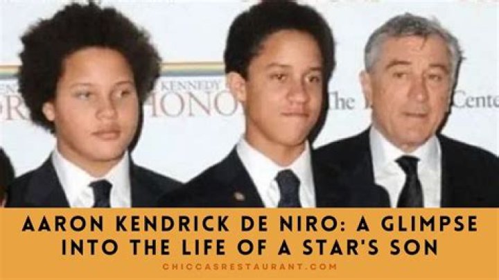 Aron Kendrick De Niro: A Deep Dive Into His Life And Career