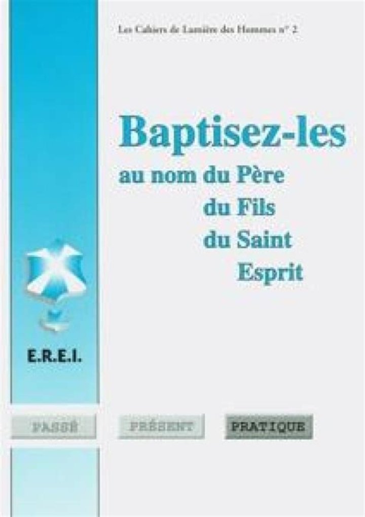 Au Nom Du Pere Du Fils Du Saint Espri