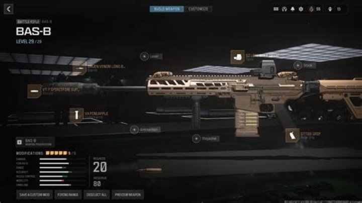 Best BAS-B loadout, class build in MW3