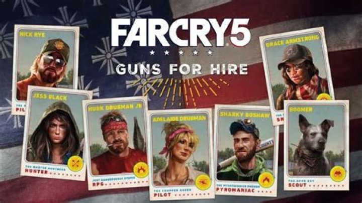 Best Far Cry 5 Guns for Hire Companions: All 9 Ranked