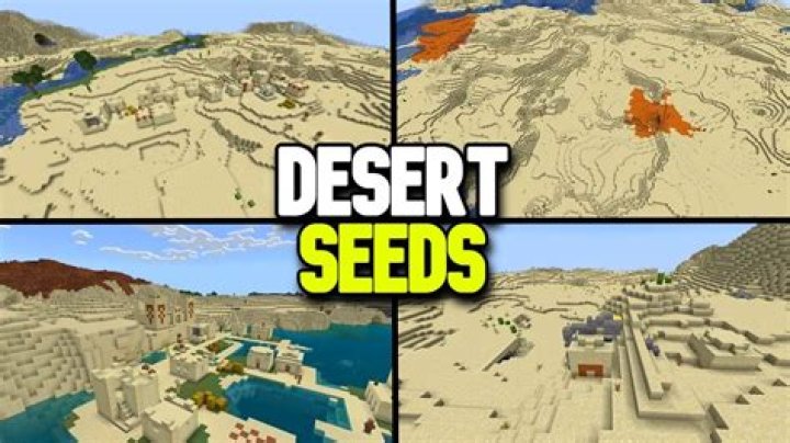 Best Minecraft Desert Seeds for Bedrock & Java