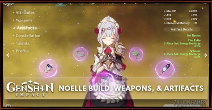 Best Noelle Genshin Impact build: Artifacts, weapons, more