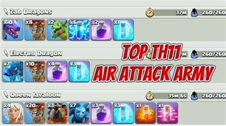 Best Town Hall 11 air attack strategy in Clash of Clans
