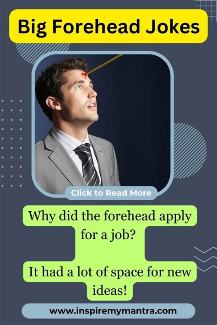 Big Forehead Jokes: A Lighthearted Look At Humor And Self-Acceptance