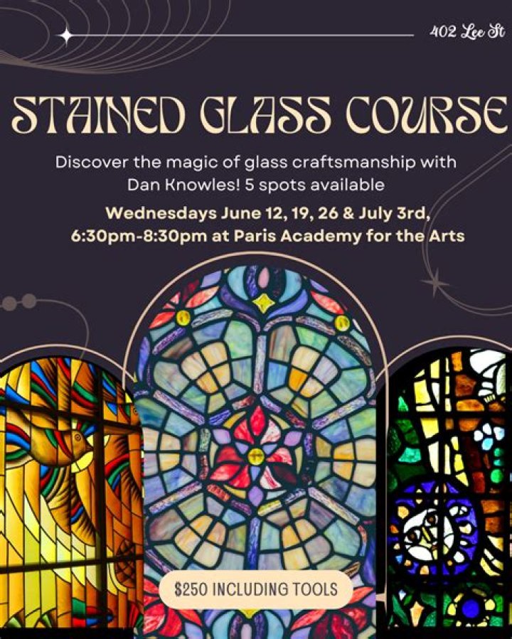 BJ Hatten's Stained Glass Class
– Laurel Mercantile