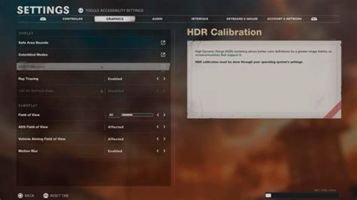 Black Ops Cold War HDR Calibration: How to Enable