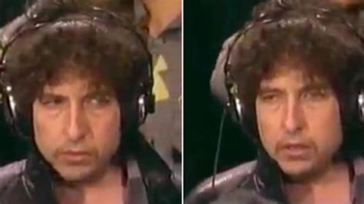 Bob Dylan looking awkward during 'We Are the World' recording is absolutely hilarious