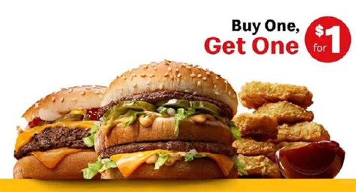 	BOGO dollar deal at McDonald’s	
