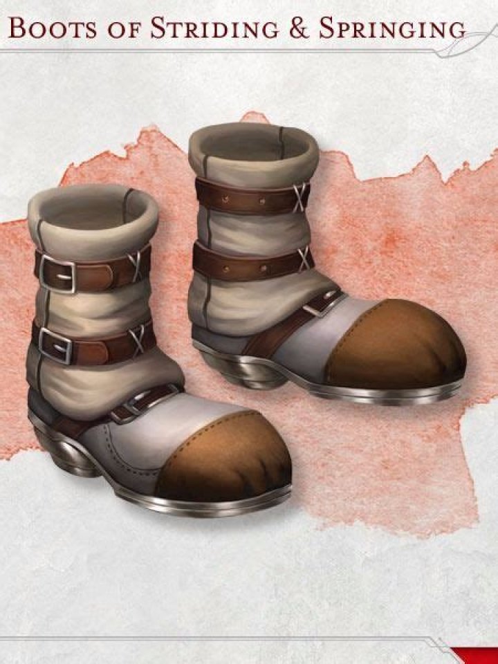 Boots of Striding and Springing: Whats the rules on it?