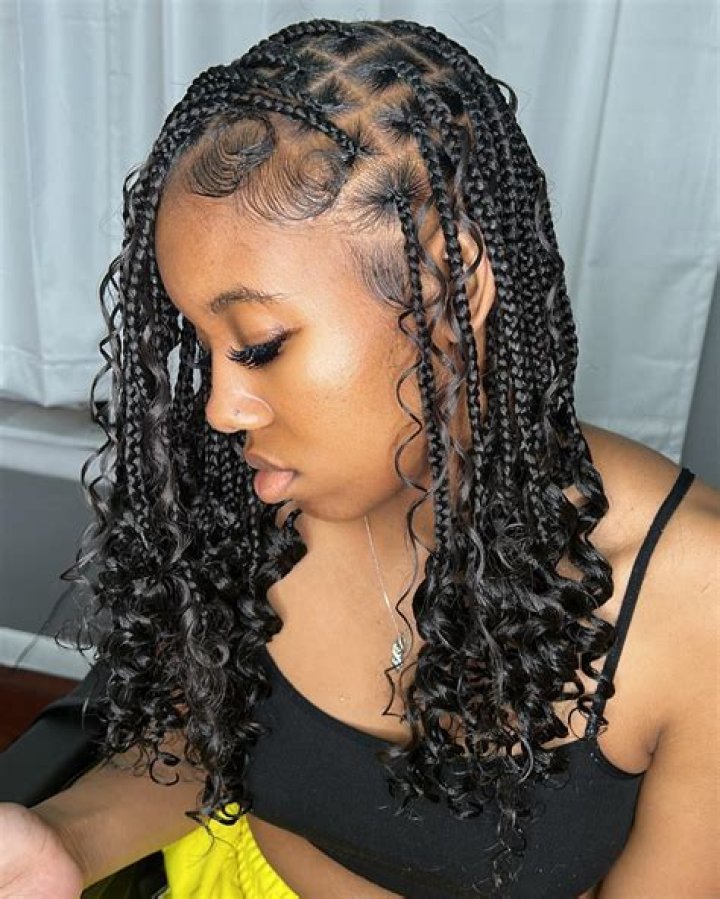 Braids With Curls At The End: A Perfect Blend Of Elegance And Style