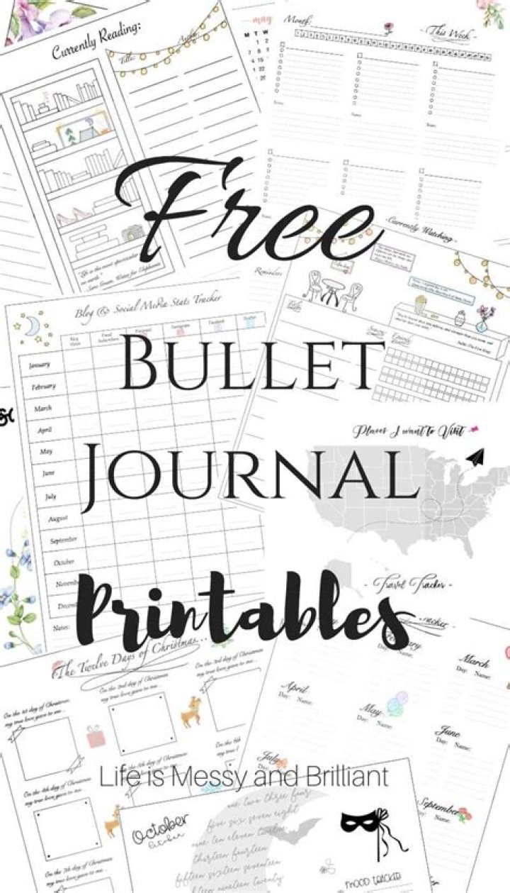 Bullet Journal Printables