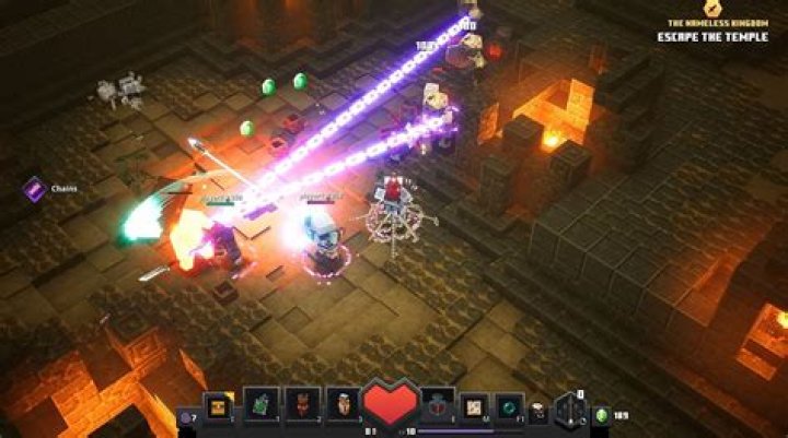 Can you play Minecraft Dungeons on a split-screen?