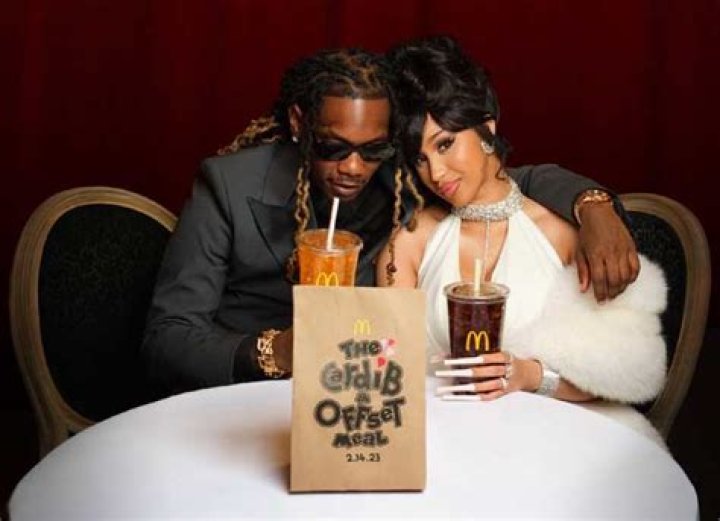 Cardi B, Offset team with McDonald's for Valentine's Day meal for two