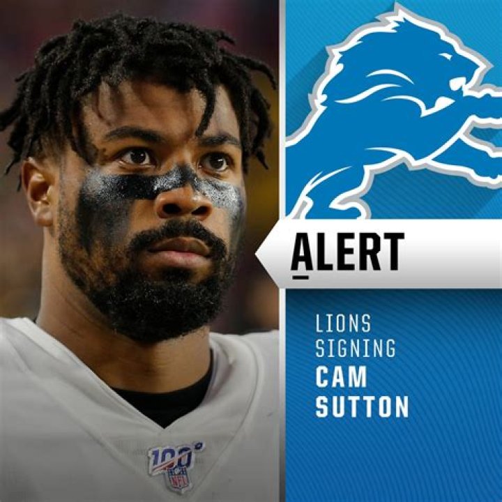 CB Cam Sutton signing 3-year deal with the Lions