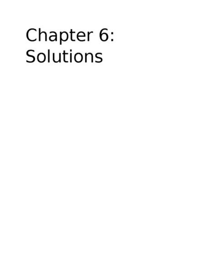 	Chapter 6: Solutions	
