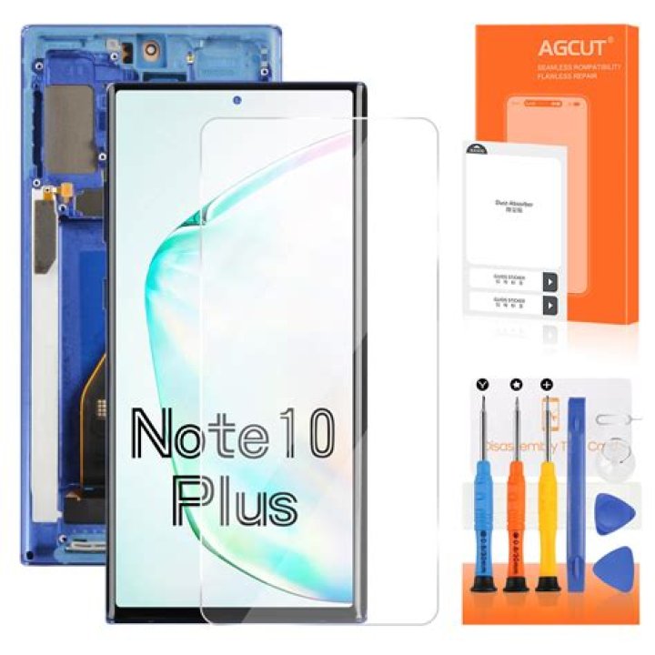 Cheap Note 10 plus screen replacement part.