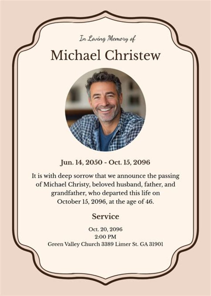 Chris Goodsell Obituary, Death And Funeral Details