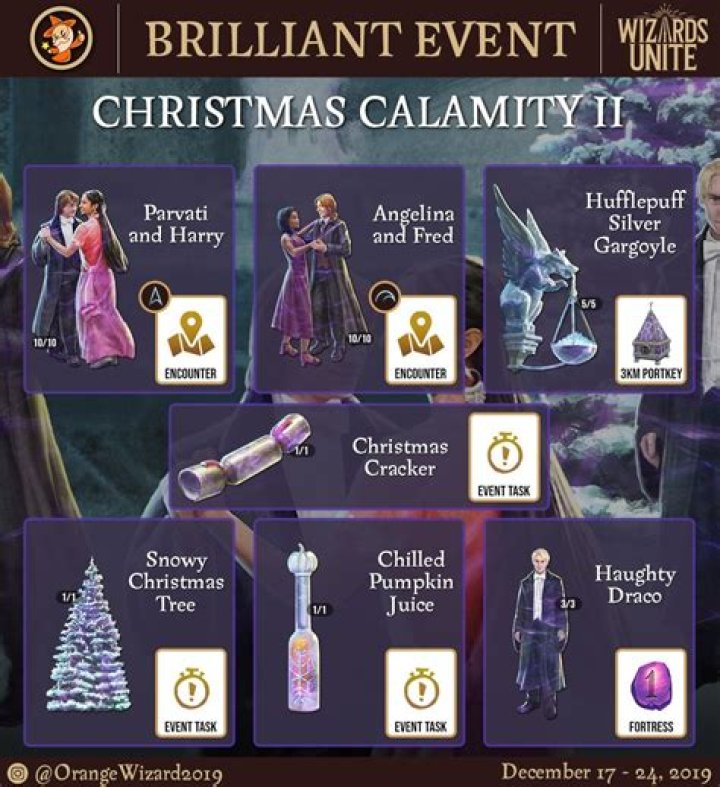 Christmas Calamity Brilliant Event Begins