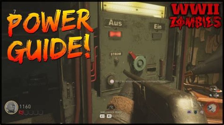 CoD WW2 Zombies: How to Turn On Power