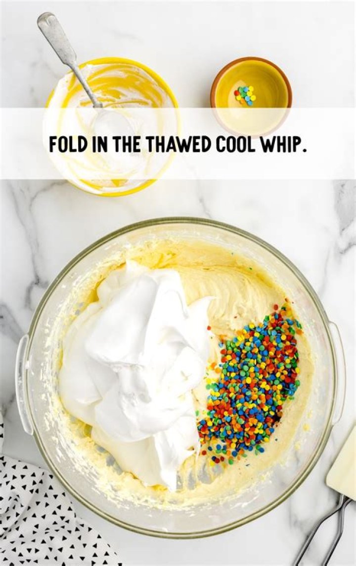 	COOL WHIP THAWED WRONG GOES FLAT	