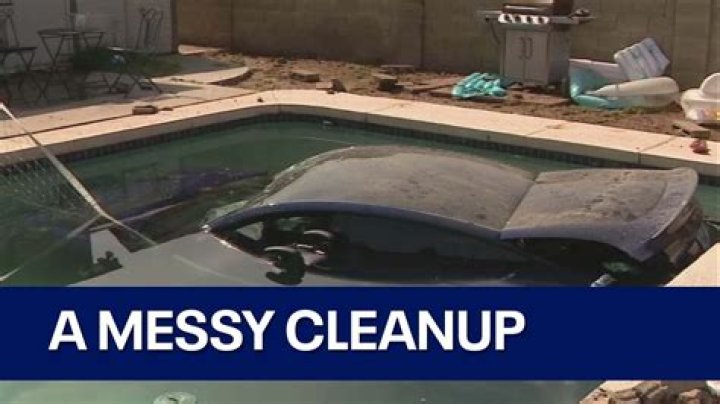 Crash sends Tesla into Phoenix home's pool