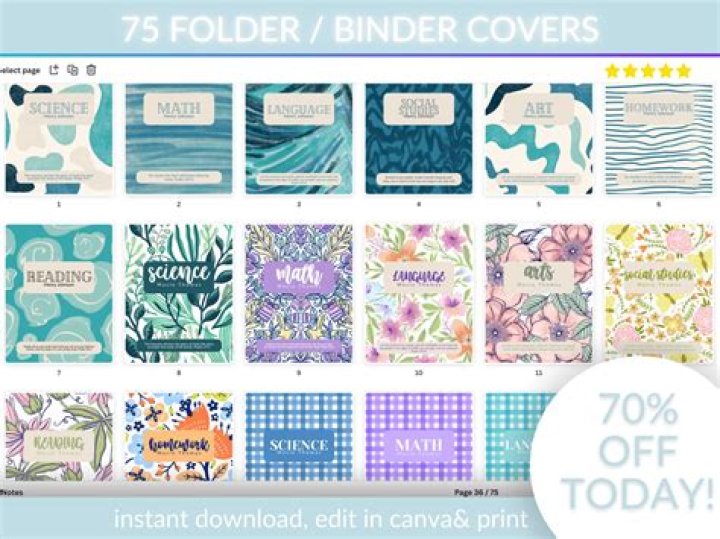 Custom Binder Cover