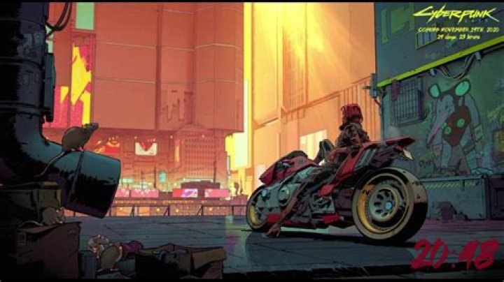 Cyberpunk 2077 Countdown Clock